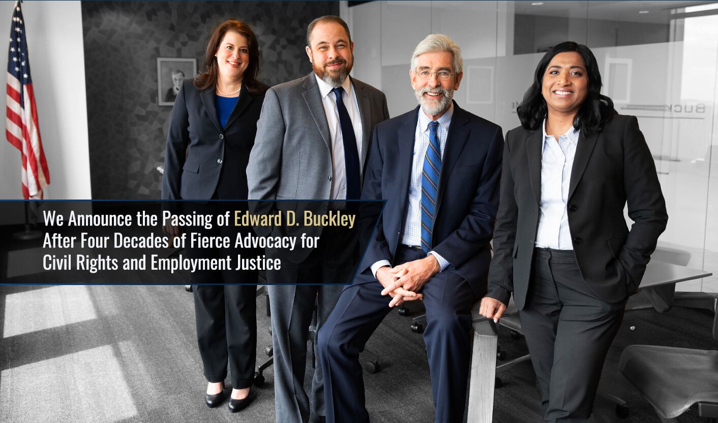 Edward D Buckley Passing